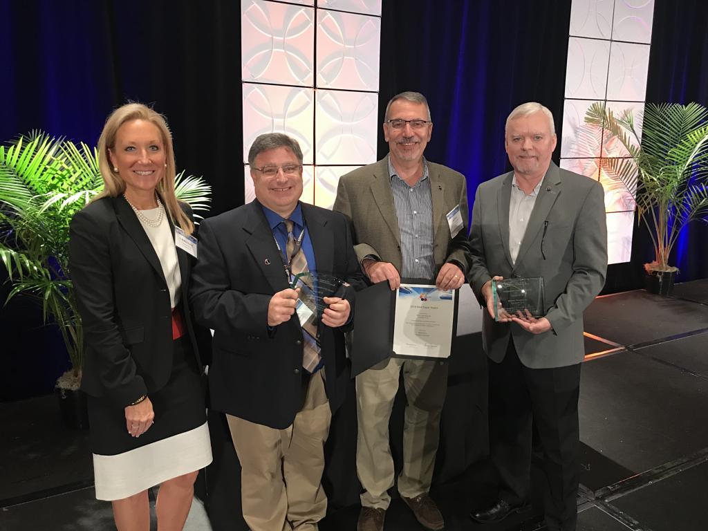 CBryant_Pgh's tweet photo. So proud of these gentlemen for their tremendous contributions to the CPI #PolyCon18 conference and the polyurethane industry. Congratulations Richard, John, Steve, and Tim @ Covestro https://t.co/4Ud5Snh4Eb