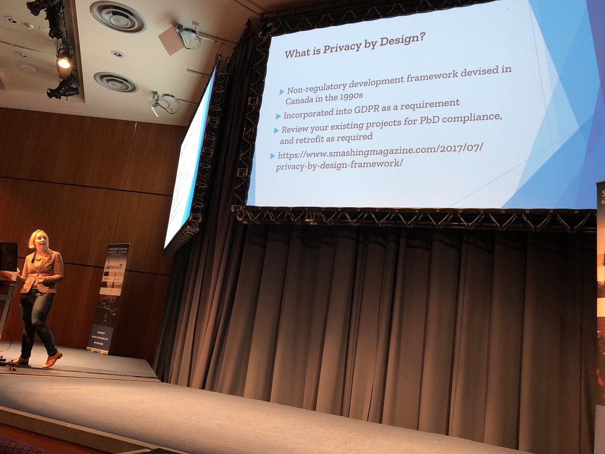 Darkmirafr's tweet image. Privacy by design @WebDevLaw #scotphp18