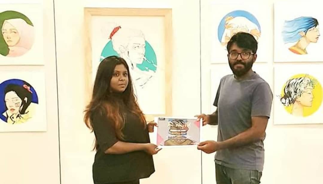 Maldivian_Art's tweet photo. Congratulations to Razzan on his solo at @HotelJenMaldive .Exhibition will be open for public till 13th October at Jen Hotel lobby area.
#Maldivianartist #Jenwhyart #Maldives https://t.co/o15KMTpKTz