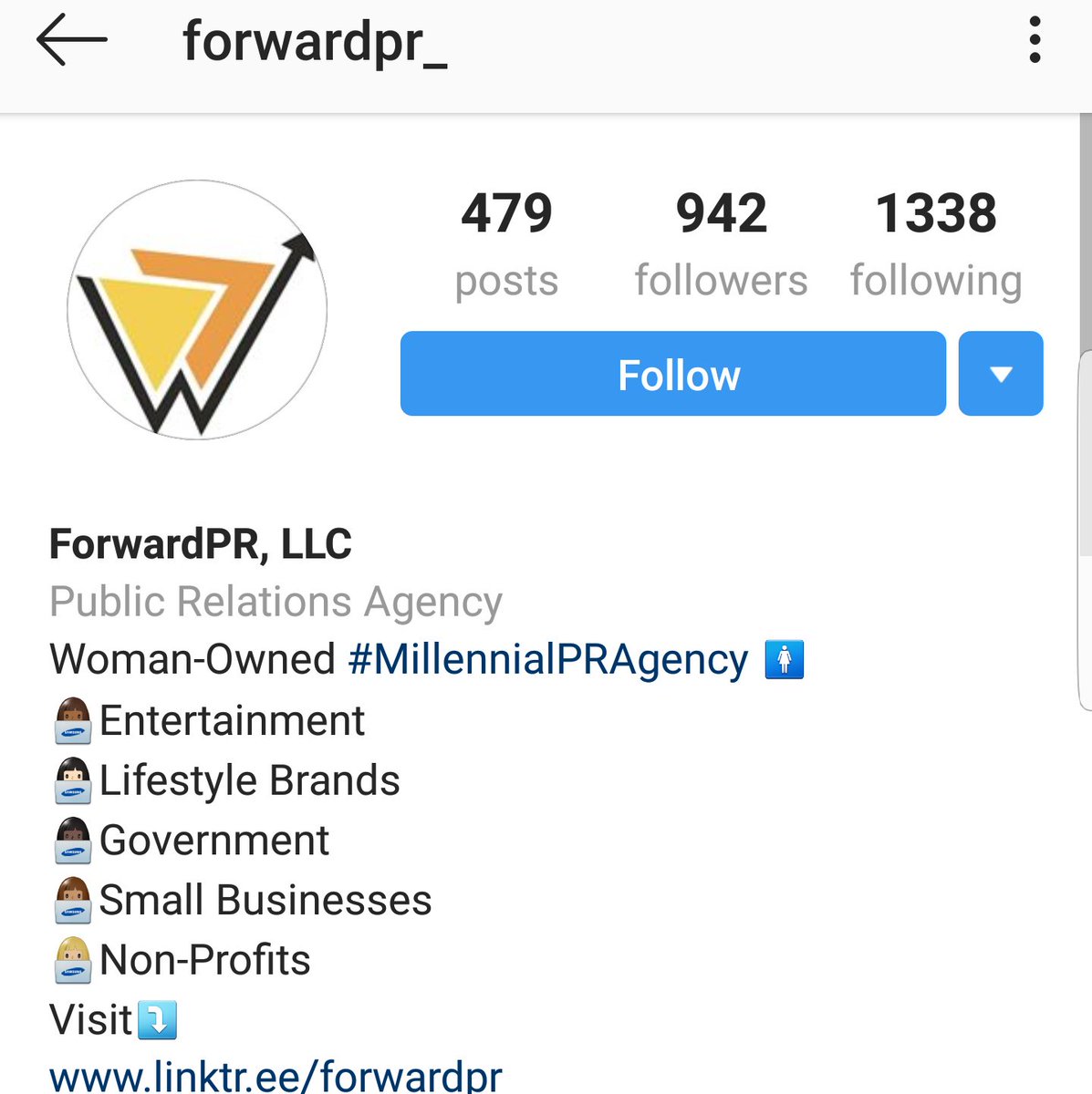 Kiana D. Powell IG: _Kian.prCEO: Forward PRFounder: PRCommunicather