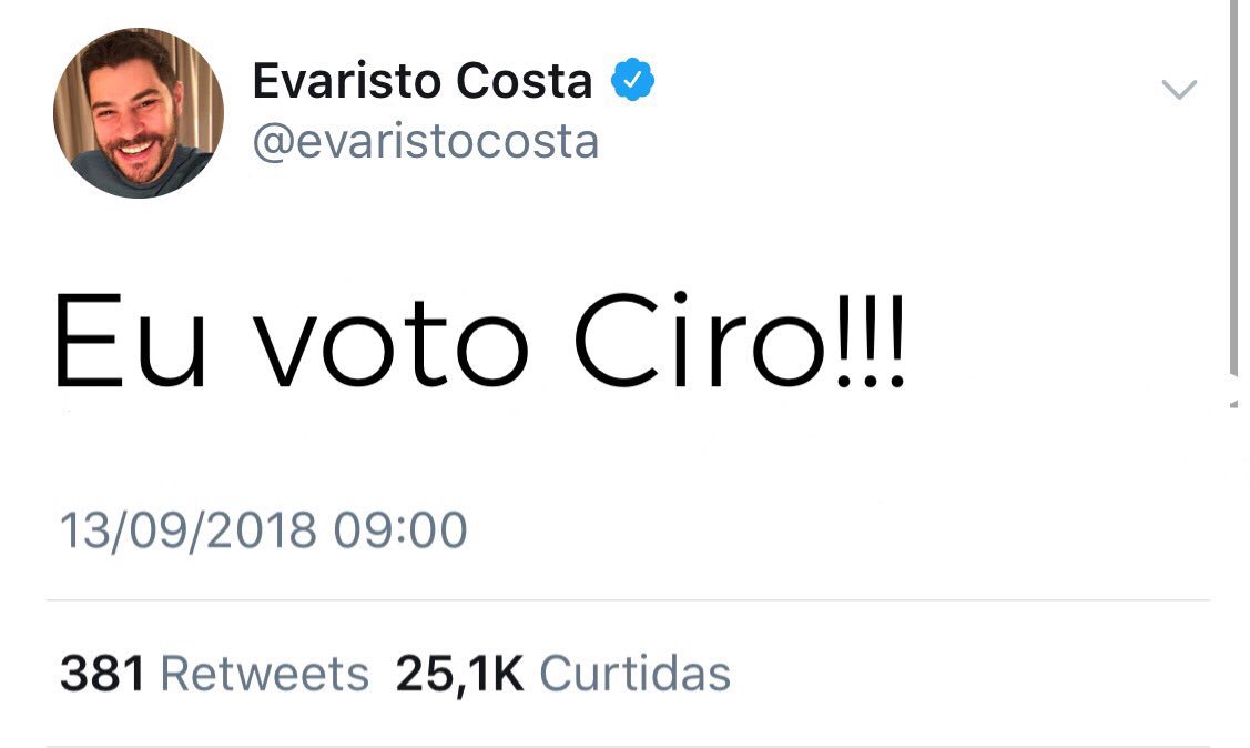 #ViraViraCIR0 Nada a declarar