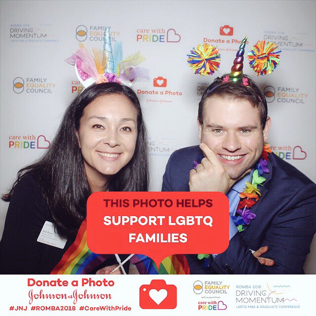 Judi_Byers's tweet image. Supporting #LGBTQ families and proud to be at #ROMBA2018 with @EthanCErickson, our #Out4Business President and #CornellMBA family! 🐻❤️🌈 #ROMBA #CareWithPride #pride #JNJ #ally #unicorn