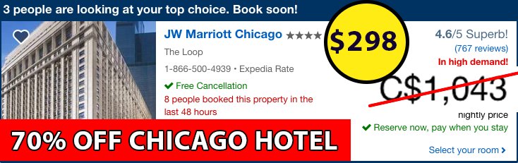 untraceableinc's tweet image. book.passkey.com/gt/216903899?g…
Spread the word! Loyalty Live Conference Hotel is 70% off! Best deal in the city for Chicago hotels for the week Oct 16-18. Check out all the conference details loyaltylive.com #chicago #chicagohotels #chicagohotel #chitown #chicagodeals #theloop