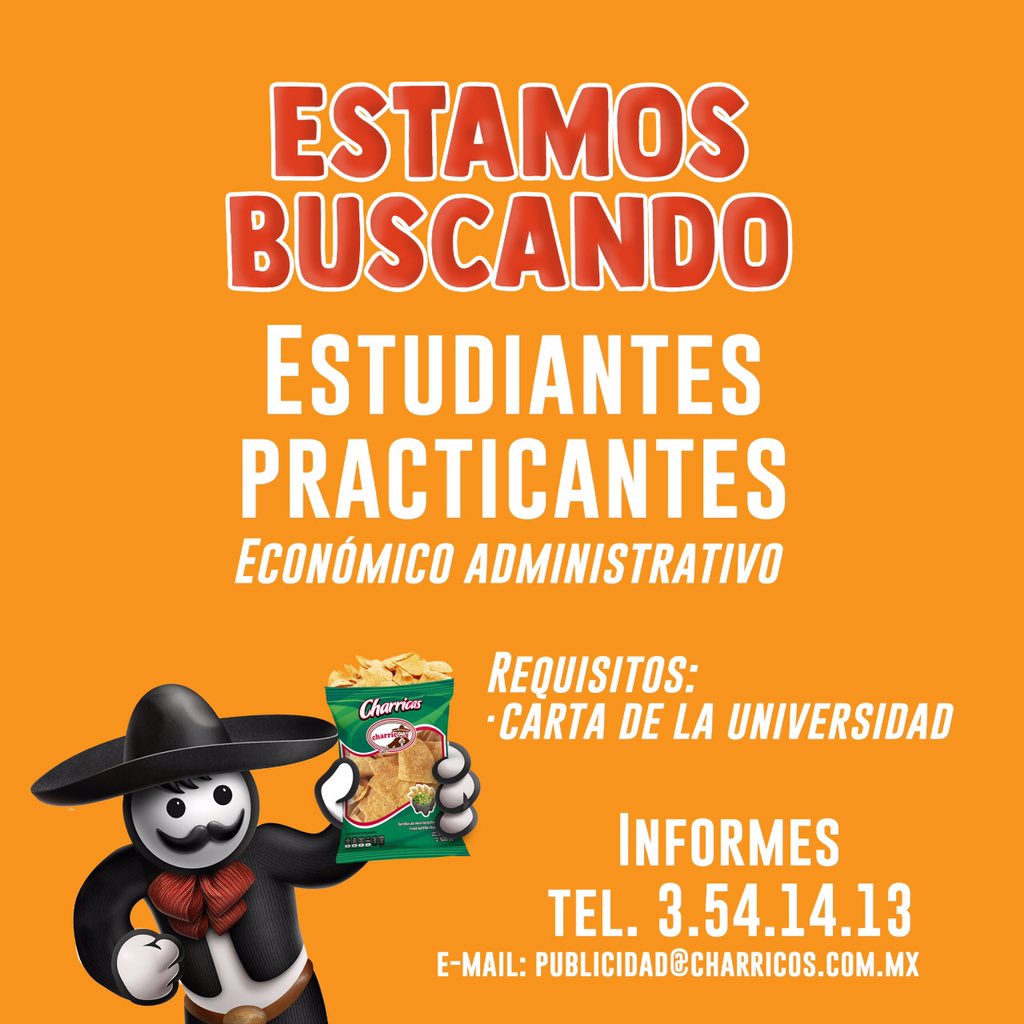 Charricosmx's tweet photo. Prácticas Estudiantiles???
Nosotros te apoyamos!!!  Ponte en contacto con nosotros!!!! https://t.co/vjPgKMnkKA