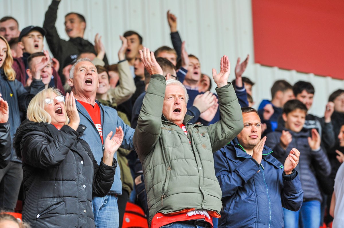 ftfc's tweet photo. 👏 | Thank you to the travelling support for your backing at Doncaster today.

Safe journey home and enjoy the three points 😄

#OnwardTogether https://t.co/gNscW8CVZ5