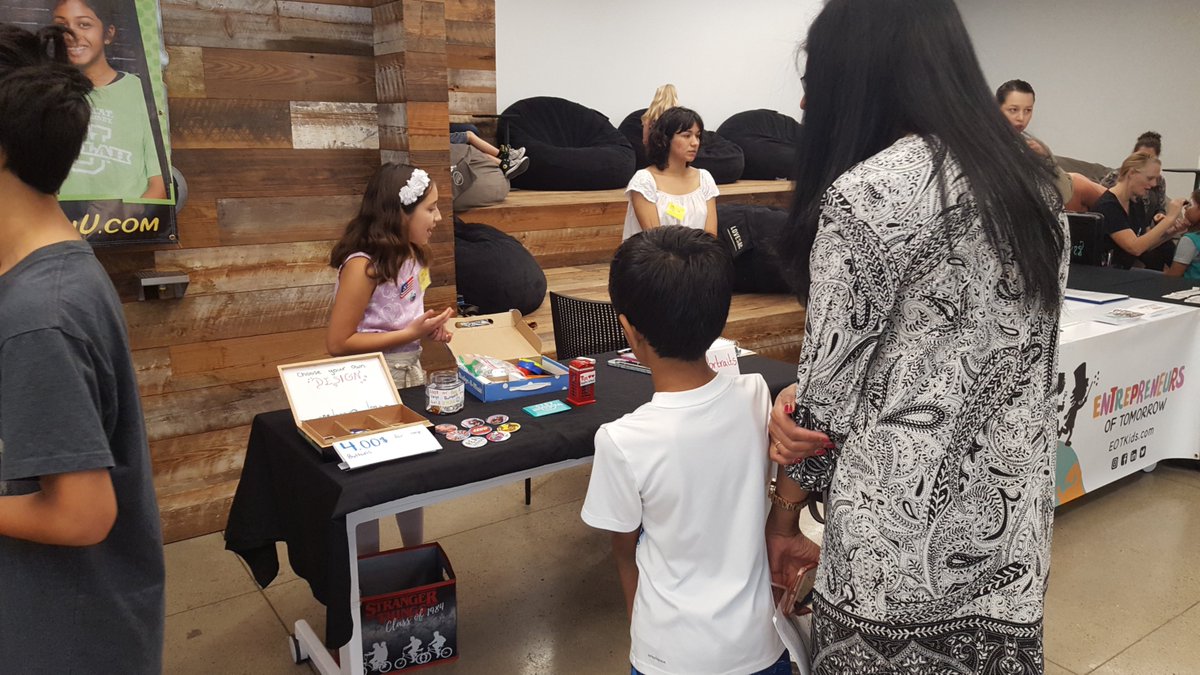 MoolahU's tweet photo. Moolah U Apprentices, and sisters, Olivia & Kiki showed their entrepreneurial spirit last weekend by setting up shop and selling their products at Youth Day for @AtxStartupWeek at the @CapitalFactory! #ASW2018 #BeGreatWithMoney https://t.co/xLVYZWJejI