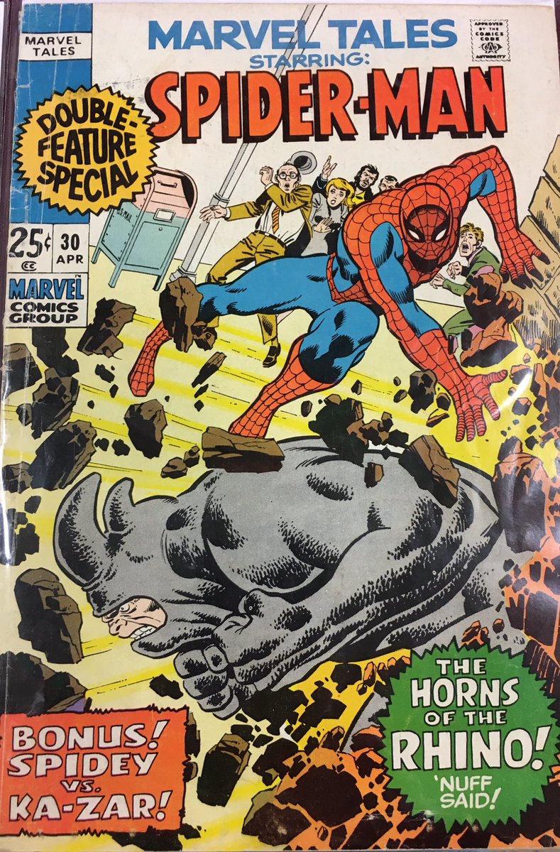 AustinGorton's tweet photo. Couple more late #fallcon2018 pickups (that Marvel Tales issue has the third part of the Angel solo story that never made it into the pre-cancelled Silver Age X-Men backups; I nabbed it for a buck). https://t.co/3t1e3Dtgpb