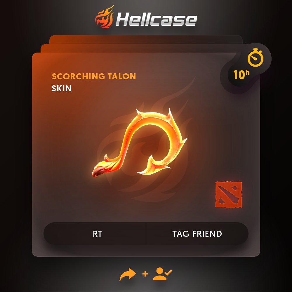 hellcase's tweet photo. 🔥Fast Giveaway:
🤝Tag The Best Friend &amp; RT
🚀Go https://t.co/52nMTgwILC 
⏰Wait for 10 Hours!

The winner of Vigil Triumph is @RedDottGranger🎉🏆

#dota2official #hellcase #hellcasegiveaway #dota2reborn #dota2 #dota2player #dota2malaysia #dota2item #dota2shop #dota2love https://t.co/3NFq8nsqoO