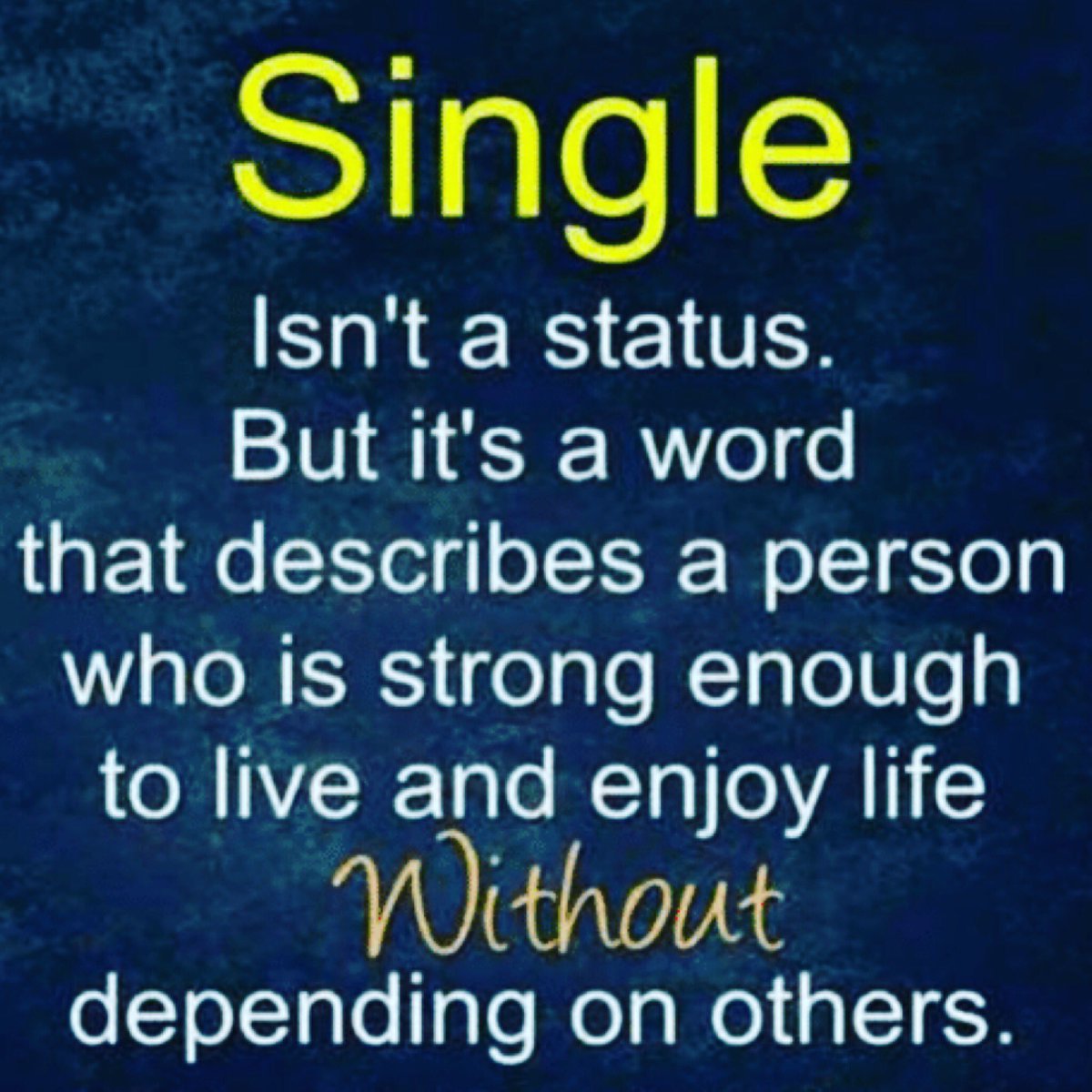 2ndLifeClub's tweet photo. Single, Embrace being single, I can assure you, at some point, you will feel so free doing exactly what YOU want without relying on someone else. #funnyquotes
#howisummer #ex #staytruetoyourself #backyardfun #inspiration #dating #single #love #lifeisgoodtoday #2ndlifeclub https://t.co/o1gfOOB9Le