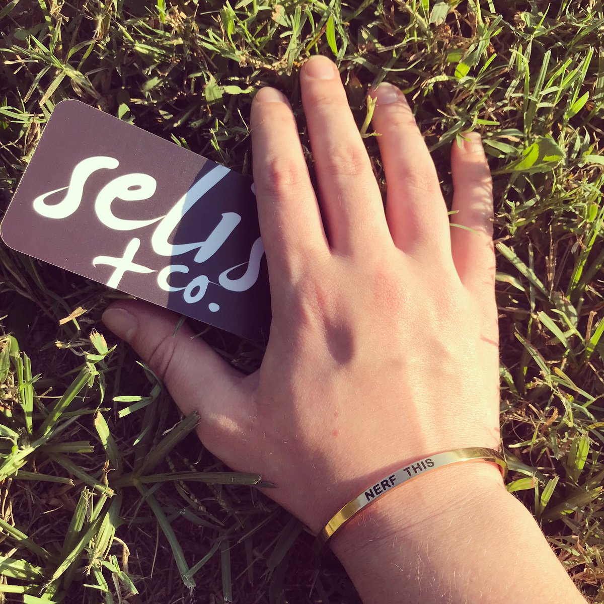 brennasaur's tweet photo. My @selisandco bracelet came!!! I’m SO. STOKED. https://t.co/eqseMo5Gaa