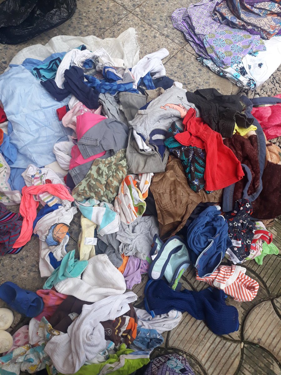 moesillo's tweet photo. The donations are coming in from our helping hands partners. #clothes #SDGs #IDPs thank you https://t.co/PT9w0F5KoN