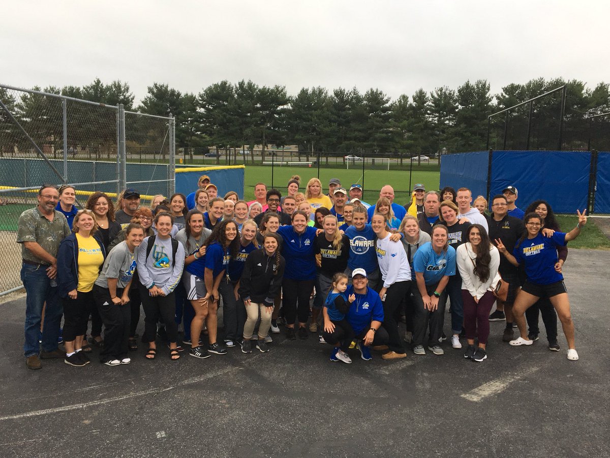 CoachJenSteele's tweet photo. Thank you to our friends and family! Building our nest one day at a time. #BlueHenFamily https://t.co/UwfX6HxCyK