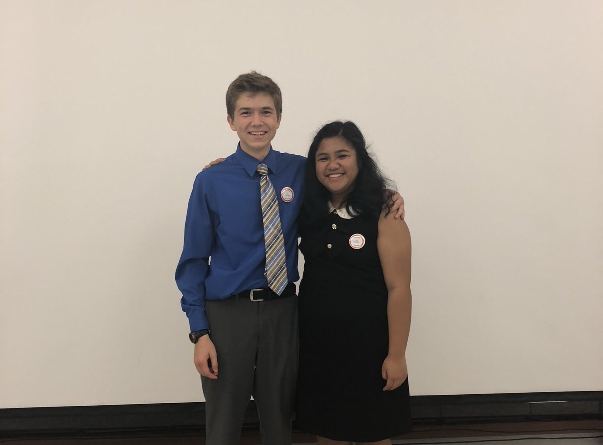 CburgForensics's tweet photo. Congratulations to Shreya Jha for placing first in Poetry, and to Trent Rasmussen & Maddie Sebastian for placing first in Ensemble Acting! #OffToFinals! https://t.co/eg4OVqk4GE