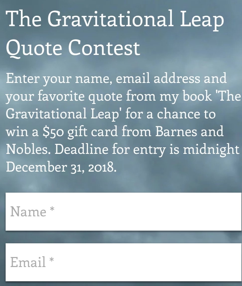 Have you entered into The Gravitational Leap #Contest?
#books #scifi #whattoread #bookcontest #amreading
#SciFi
Tap the link!!!

authordarrelllee.com/tgl-quote-cont…
