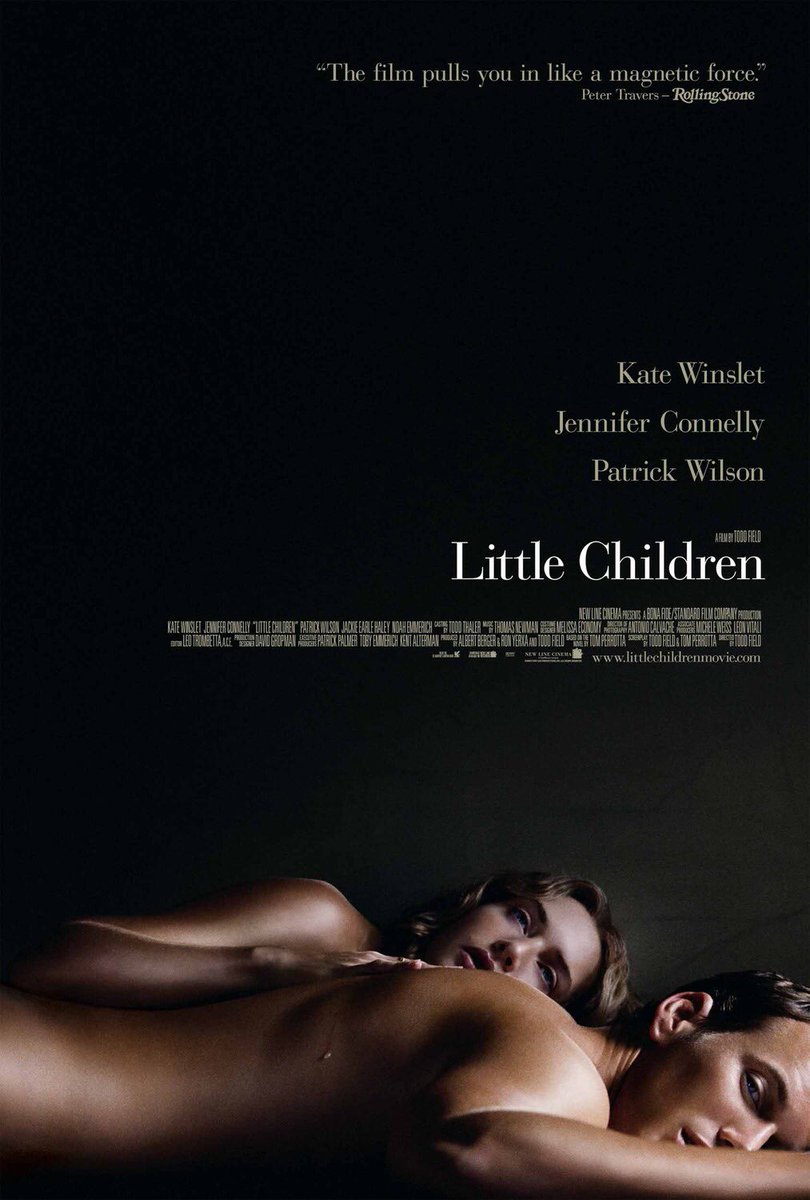 FilmNewsNos's tweet photo. 🎬MOVIE HISTORY: 12 years ago today, October 6, 2006, the movie ‘Little Children’ opened in theaters!
#KateWinslet #PatrickWilson #JenniferConnelly #JackieEarleHaley #NoahEmmerich #PhyllisSomerville #GreggEdelman #TySimpkins #JaneAdams #RaymondJBarry #TriniAlvarado https://t.co/x0cVyXRhfm
