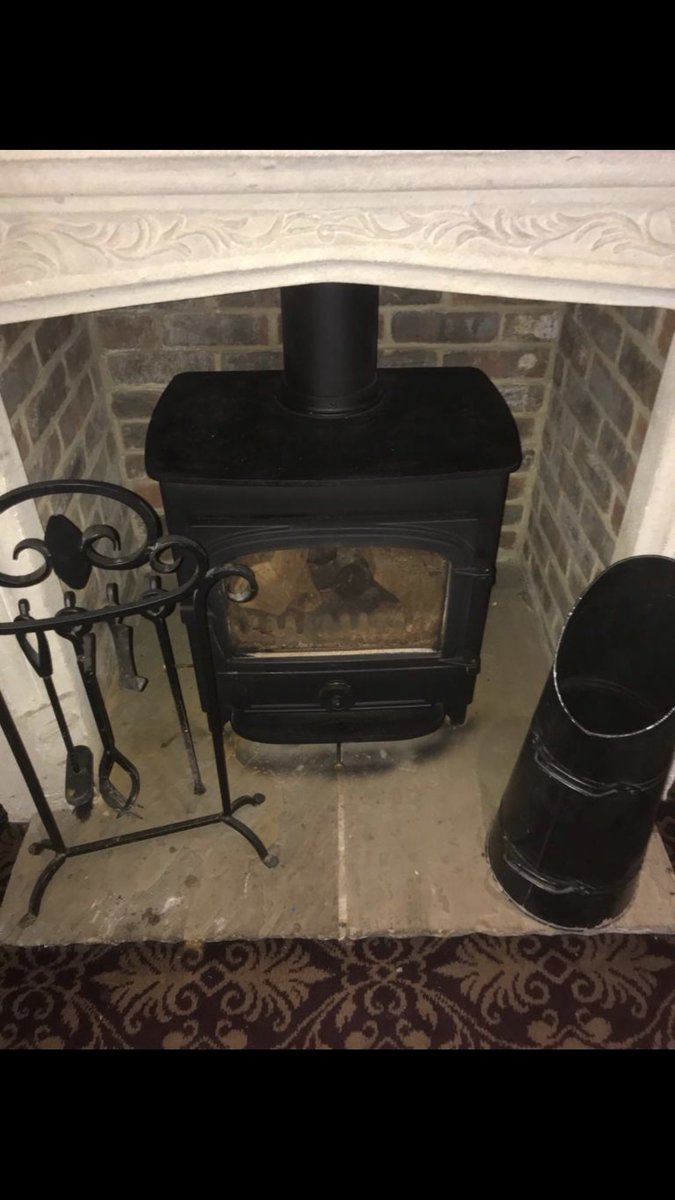 fluedirectuk's tweet photo. When you go to sweep the chimney and you can’t leave without spraying the stove due to your ocd @davehalstead7 https://t.co/eZA7oRjqZp