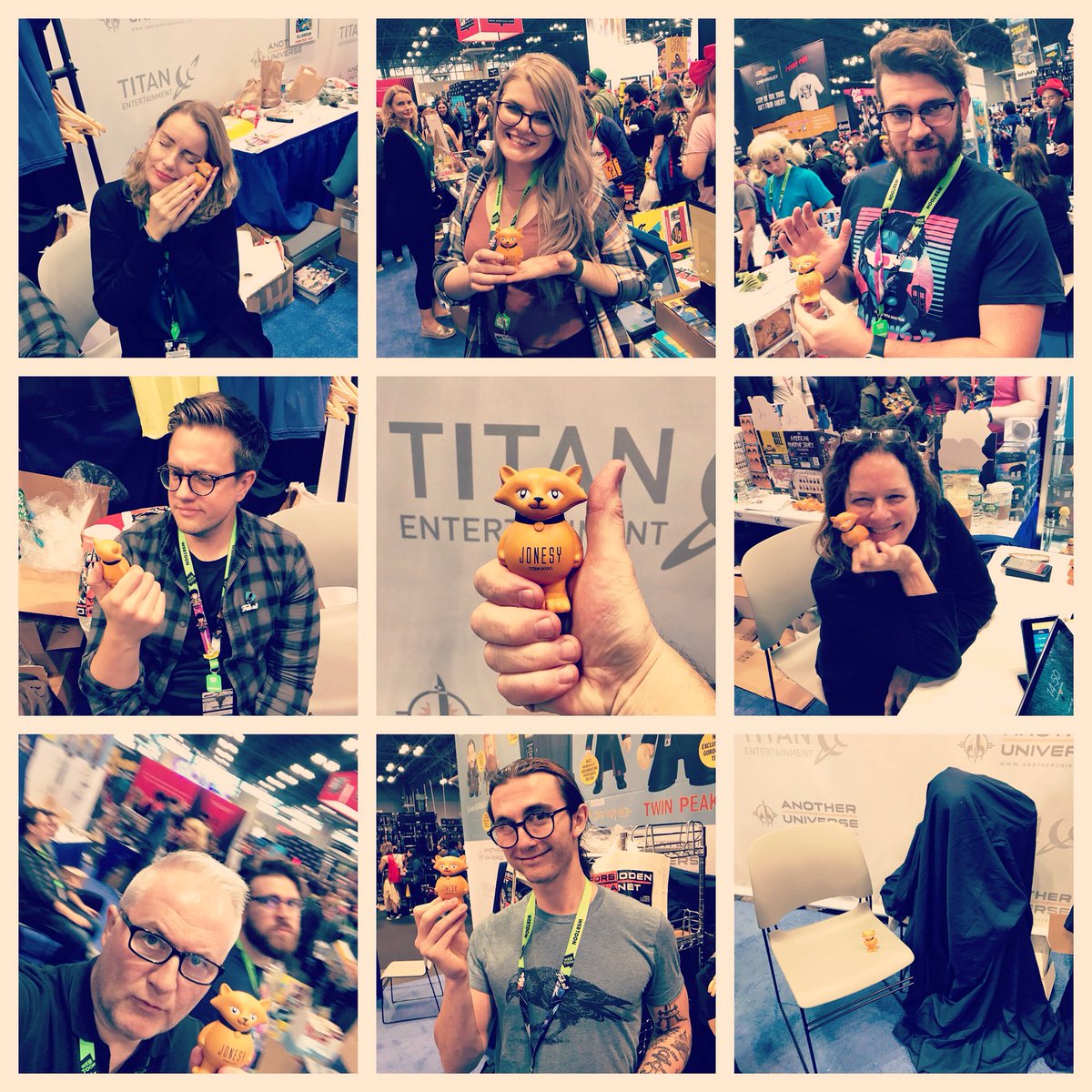 TitanMerch's tweet photo. NYCC 2018 Day
#Jonesy #NineLivesontheNostromo
#RoryLucey #WeLoveTITANS #Booth2142 #TitanEntertainment
#TheShape https://t.co/xLIYLNzhvZ