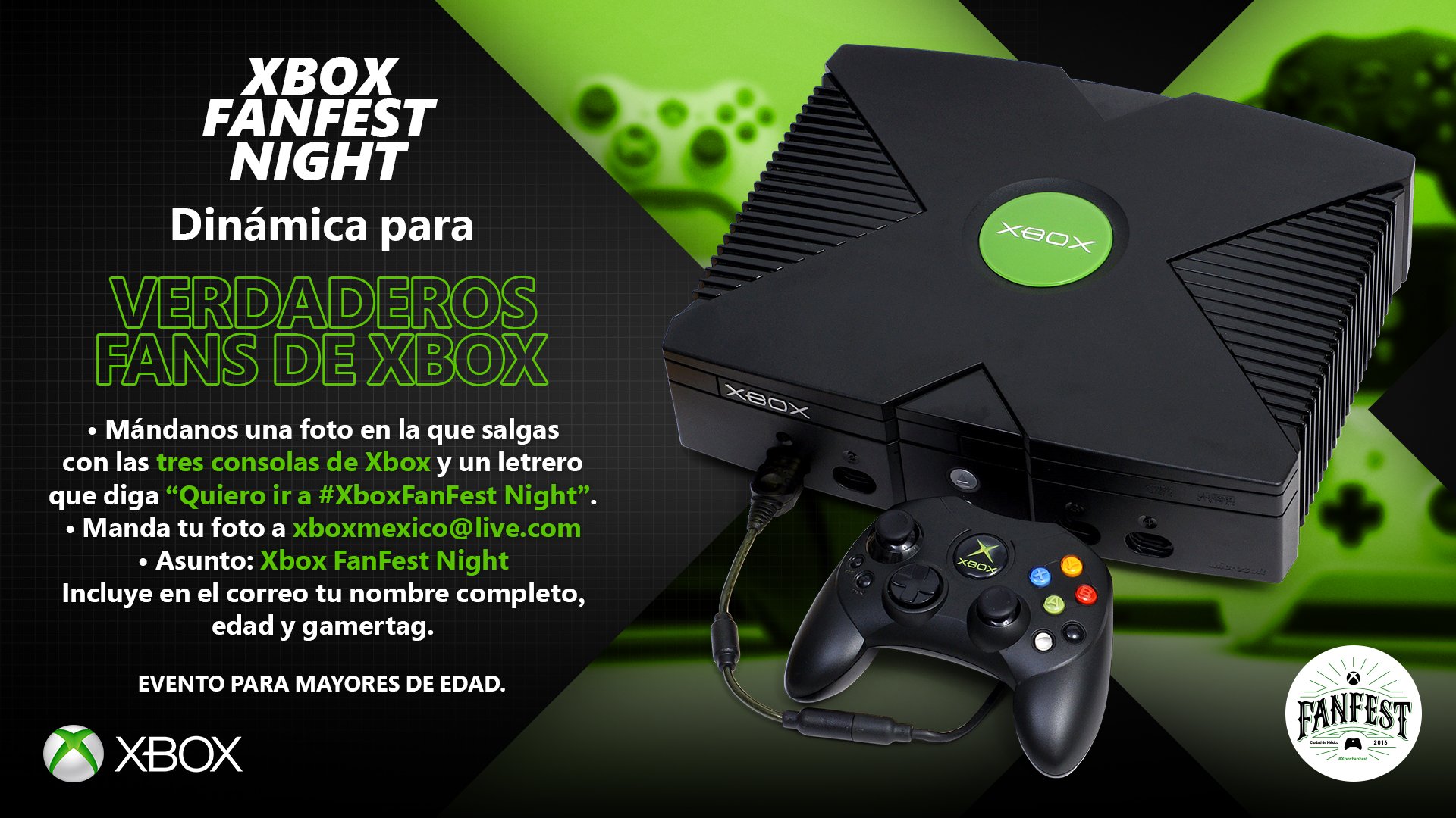 Xbox México on Twitter "Xbox, Xbox 360 y Xbox One. Sólo