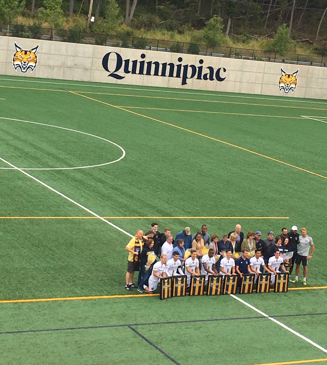 casey_m_stark's tweet photo. Another @QuinnipiacSAAC #GameOfEmphasis! Congratulations and thank you @QU_MSOC seniors! https://t.co/MrOM9K8KZA