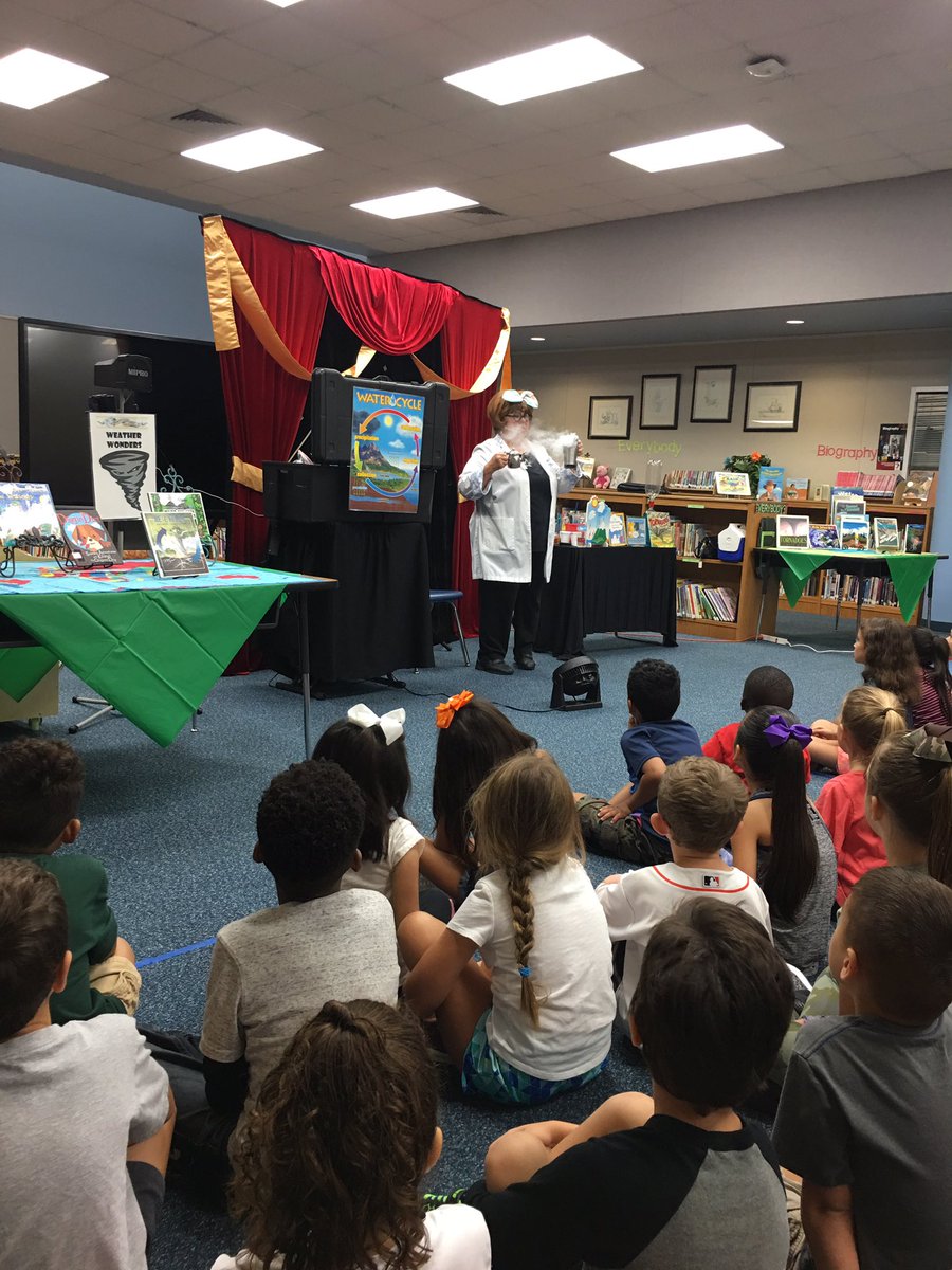grishamjoann's tweet photo. First Grade loved the Weather Wonders program with Author Margaret Clauder @RobisonES, #SuccessatRES☀️☁️☔️❄️ https://t.co/vzP85JBNeZ