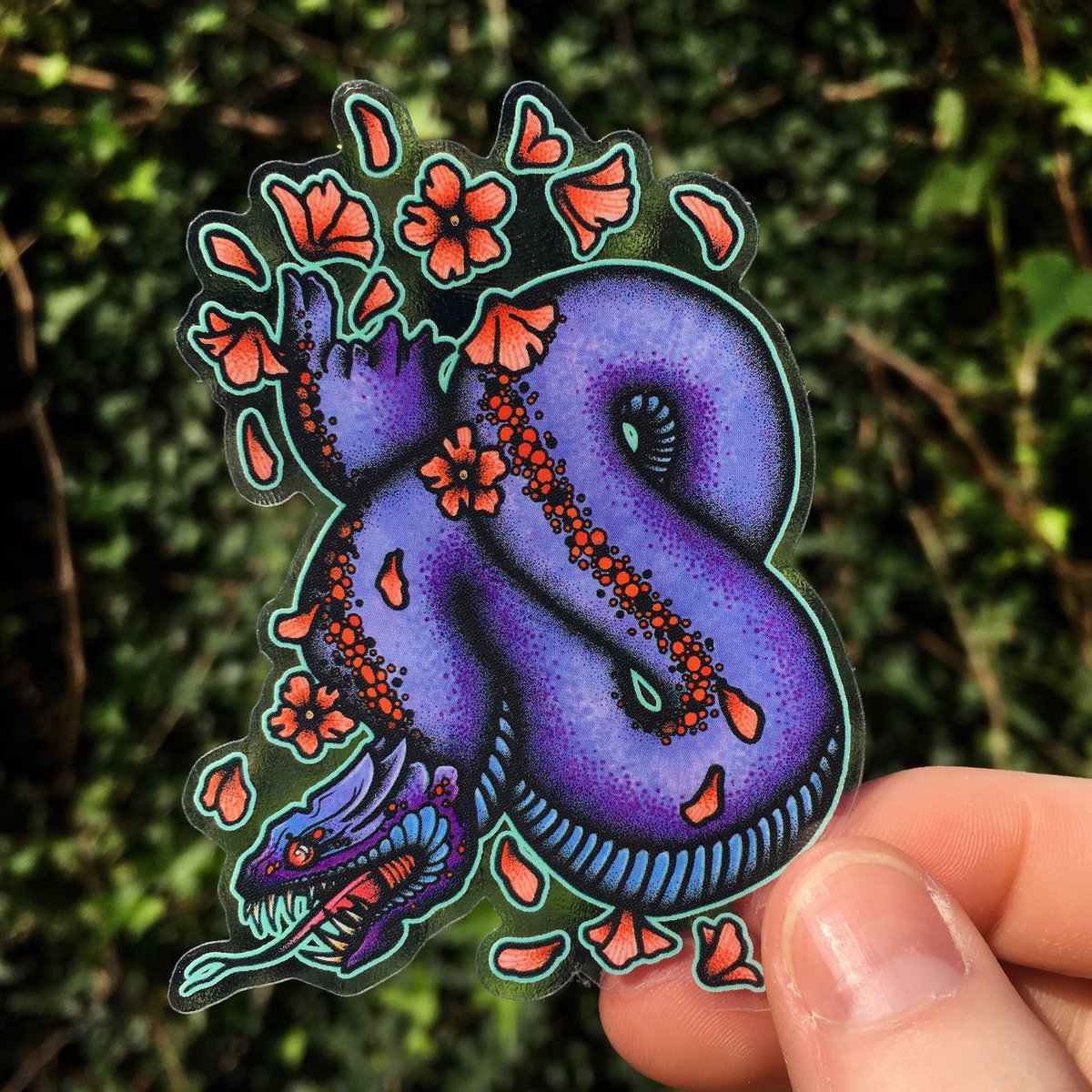 ATIllustrations's tweet photo. If y’all were curious as to how my translucent stickers looked once the backing is taken off..... 👀 so clean! All of these are $3 and weatherproof for 3-5 years 👌🏼 https://t.co/vWuqXCCKZy https://t.co/ZkiWxOxyb6