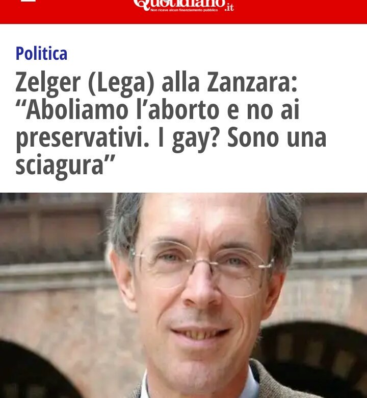 L'aborto no, i preservativi no, i gay sono una sciagura e su loro bufale su bufale, da querela e da vomito.

A #Verona mancano solo i ponti levatoi e la caccia alle streghe.
Tanta vergogna.