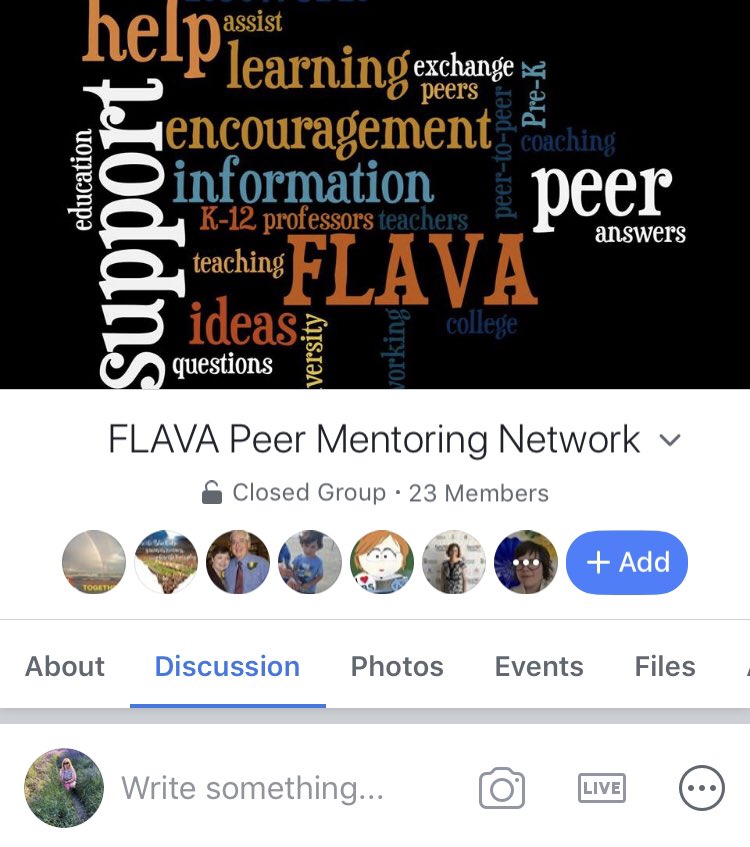 FLAVAWeb's tweet photo. Be sure to join the FLAVA Peer Mentoring group on Facebook. We are here to support each other. #FLAVA18 #FPMN https://t.co/S84dxyG64S