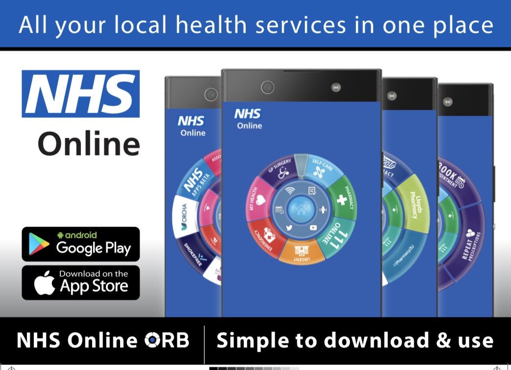 redmoorhealth's tweet photo. Great app for booking your appointments and ordering prescriptions and at the same time showing you all your local health info and valuable health prevention advice and support @dr_sakthi @BWDDPH https://t.co/i7uLdoJKMx
