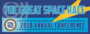 TheSDMS's tweet photo. #TheGreatSpaceRace donations will be accepted at SDMS Store or until Reg Desk closes at 5:30pm. Winner will be announced at party. #SDMS2018 https://t.co/t8RhwXgW15