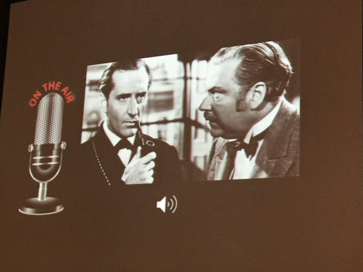IHearofSherlock's tweet photo. The studio setup from the NBC radio version of The New Adventures of Sherlock Holmes with Basil Rathbone and Nigel Bruce. #G2BV https://t.co/XzkLGJRBGf
