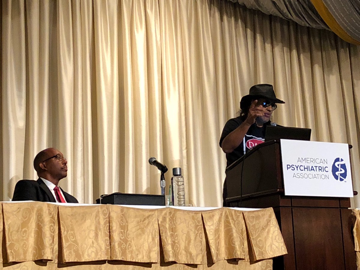 RannaParekh's tweet photo. Dr.Carl Bell speaking ⁦@APAPsychiatric⁩ #IPSChicago on Black Men in Psychiatry Early Pipeline Program #inclusion #DiversityIsStrength https://t.co/6xMigUdxNJ