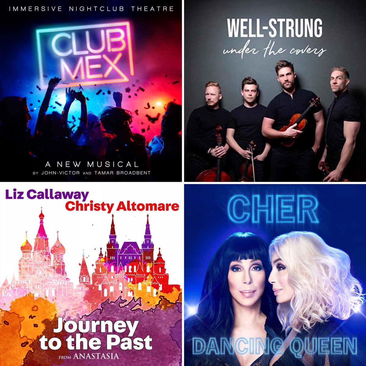 On tomorrow's show, we've got brand new and exclusive tracks from <a href="/cher/">Cher</a> <a href="/AnastasiaBway/">Anastasia Musical</a>, <a href="/LizGoesOn/">Liz Callaway</a>, <a href="/ChristyAltomare/">Christy Altomare</a>, <a href="/Wellstrungnyc/">Well-Strung</a> and Club Mex. Join us live, from 4pm(GMT)/11am(EST) sundayshowtunes.co.uk 🎭 🎶 #Broadway #WestEnd #Show Tunes #NewMusic