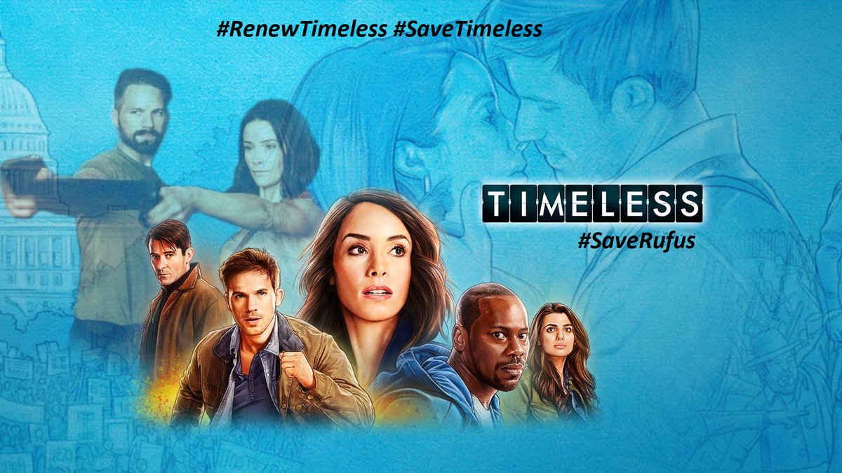 Darkstorm1720's tweet photo. #PickupTimeless #SaveTimeless #Timeless @NBCTimeless #Clockblockers #Heliclockters #SaveRufus @Sony @NBC @Netflix @hulu @Amazonstudios @SonyCrackle #Season3 @abigailspencer @sakinajaff @JustDoumit @MattLanter @malcolmbarrett @goranvisnjic https://t.co/bvn54VfDjn