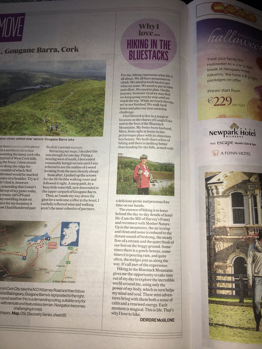 Noreendarcy's tweet photo. Hiking in the Bluestacks #donegal @IrishTimesMag 2day,  beautifully equated to what life is all about &amp; mountains we climb in life &amp; business, ever inspiring Deirdre Mc Glone MD @HarveysPoint Why I love.... thank you @jo_linehan . #hiking #life #motivation #business https://t.co/gyFUZE46pD