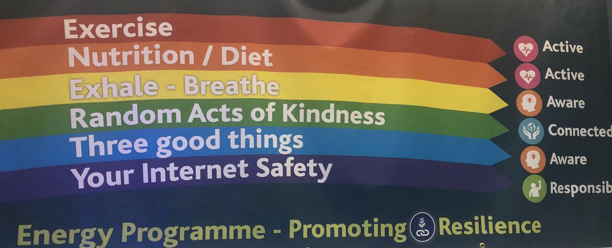 MsSGleeson's tweet photo. Great to see schools sharing their excellent wellbeing programmes for success @FEILTE today. Minding our school community 🙂 #FEILTE2018 @PDST_Hwellbeing https://t.co/KJZUEQUetD