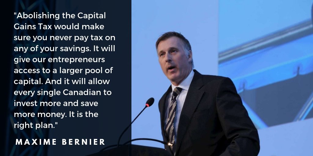 SupportersOfPPC's tweet photo. There was no capital gains tax in Canada until 1972, so why is it necessary today? It's not. Capital gains tax stalls investments and sales. This is unacceptable. How can we expect growth, when every opportunity gets taxed? Maxime Bernier plan to abolish the Capital Gains Tax! https://t.co/mucY2OU2AD