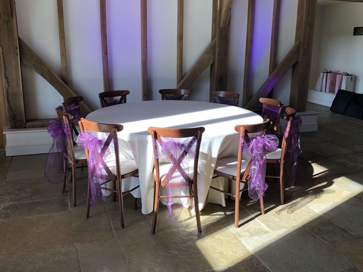 HartDisplayHire's tweet photo. ๐ฉ chair sashes all set up at yesterdayโs wedding at the stunning Brookfield Barn we hope everyone had a fab day xxx
#brookfieldbarn #horsham #chaircovers #chairsashes #love #weddings #celebrations #birthday #anniversaries #engagement #led #ledletters #lednumbers #ledtrees https://t.co/sTl7rn0huo