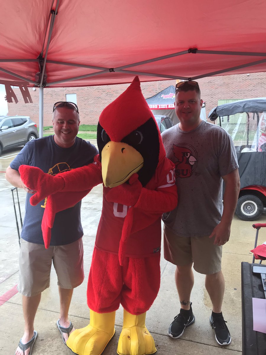 Reggie stops by before the downpour.