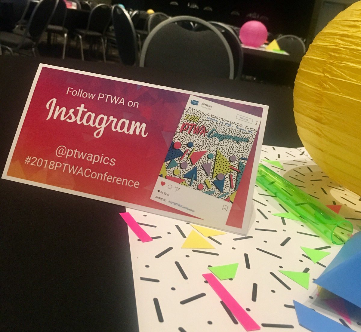 APTAWashington's tweet photo. This year’s #PTWA Conference has been such a hit! Make sure to follow our Instagram if you haven’t already! #2018PTWAConference https://t.co/Ats1F1mu5s