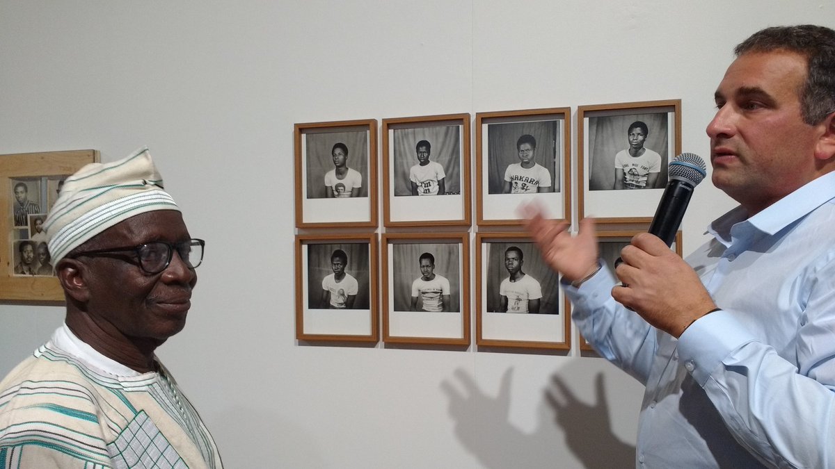 c_tarmo's tweet photo. Vernissage exposition Sanlé Sory #StudioVolta  @merignac .Photos d'Afrique, #Burkina  ,artiste témoin d'une époque. https://t.co/Pmb8qfzqUH https://t.co/QnTDulAj8W