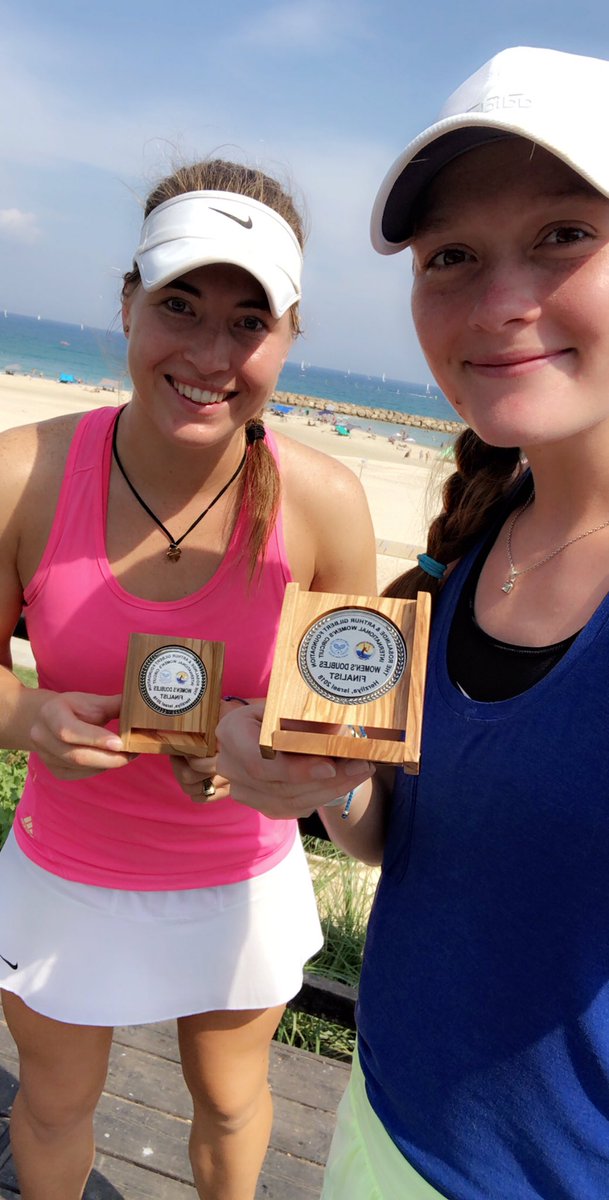 McSweeneyHelen's tweet photo. Very proud of @AReimchen @aimerz940 for their performance #itf #herzlia #doublesrunnerup &amp; thanks to #madisonbourguignon for supporting https://t.co/9rQbPO6h4k