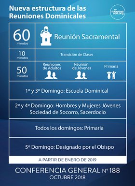Masfe_org's tweet photo. Nueva estructura de las Reuniones Dominicales  #ConferenciaGeneral #GeneralConference #LDSConf https://t.co/LAdsCWNbBW https://t.co/Ax8XDr3diC