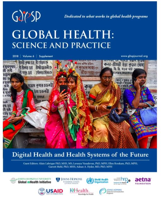 alabriqu's tweet photo. Excited to be launching our special issue on #DigitalHealth and #FutureHealthSystems at #HSR2018 in Liverpool... What works and what do we need to learn more about at the frontiers of innovation ? @JohnsHopkinsIH @WHO @HRPresearch @Aetna @JHUmHealth FRIDAY 7:30AM OCT 11 #mHealth https://t.co/8Kd77e48fA