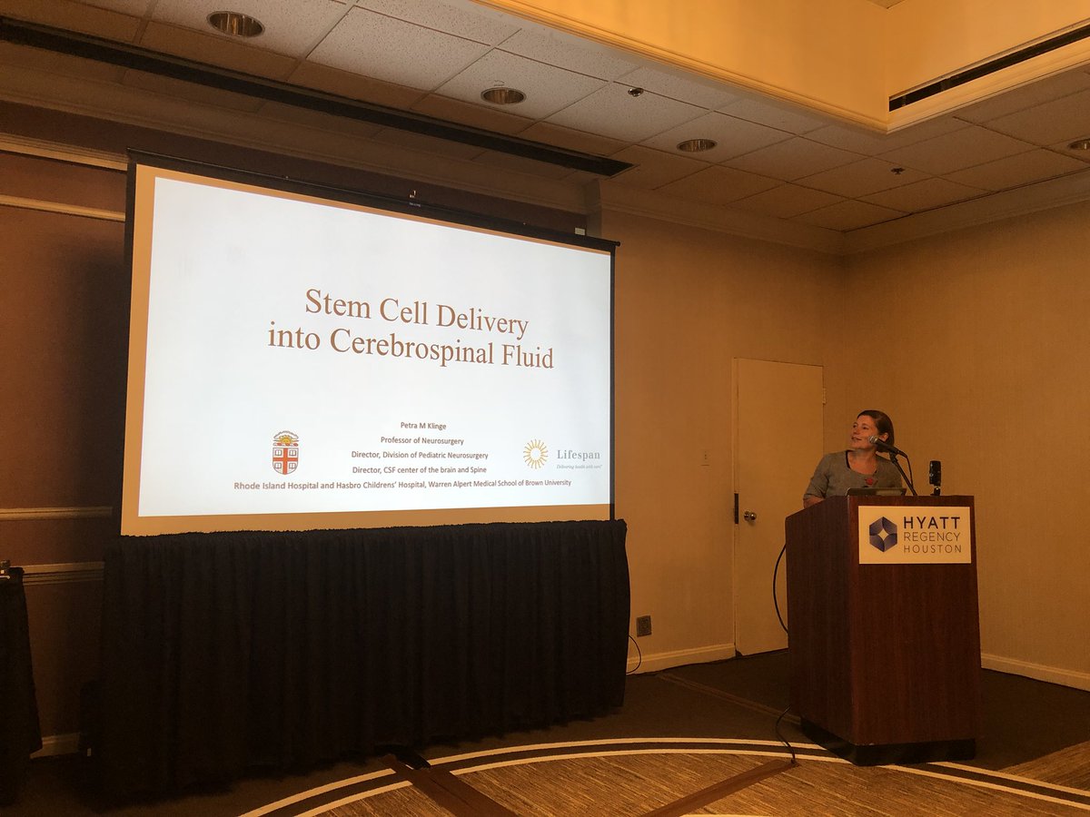 bobbyjonescsf's tweet photo. Dr. Petra Klinge will discuss #stemcell treatment therapy study in #CSFdisorders. #CSFColloquium https://t.co/kuvaKAo1ap