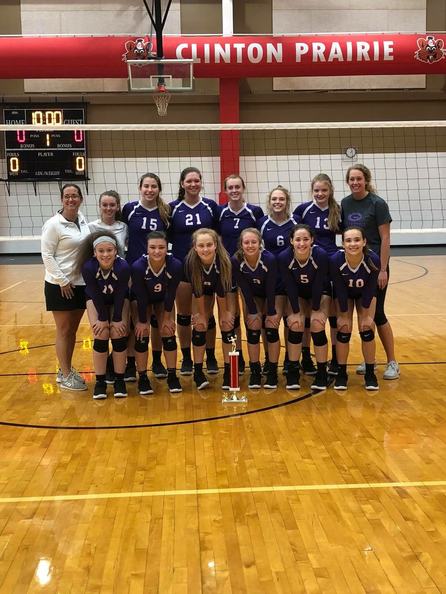 ghs_vb's tweet photo. Regular season wraps up with a 21-6 record and hardware from winning Clinton Prairie Invite! Sectional play begins Thursday against Lebanon at Southmont at 6! Plan to come cheer these girls on🐯💪🏼🏐 #expectmore #workharder https://t.co/SUWWVAr4jH