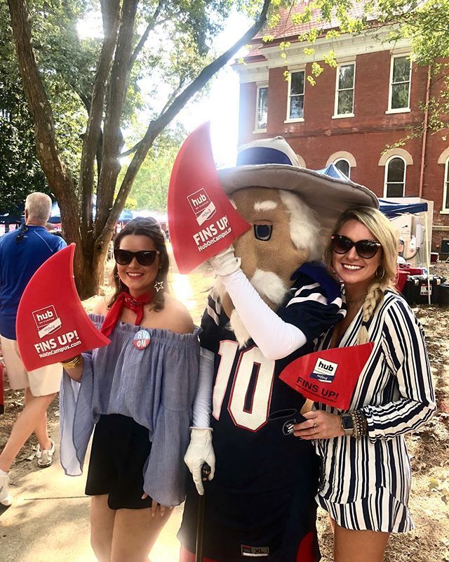 HubAtOxford's tweet photo. FINS UP REBS! Stop by our tent for food, fun and game day swag! #corespaces #hubatoxford #hublife #hottytoddy #gorebs https://t.co/6EBB5URwvI https://t.co/n5YBWqErRE