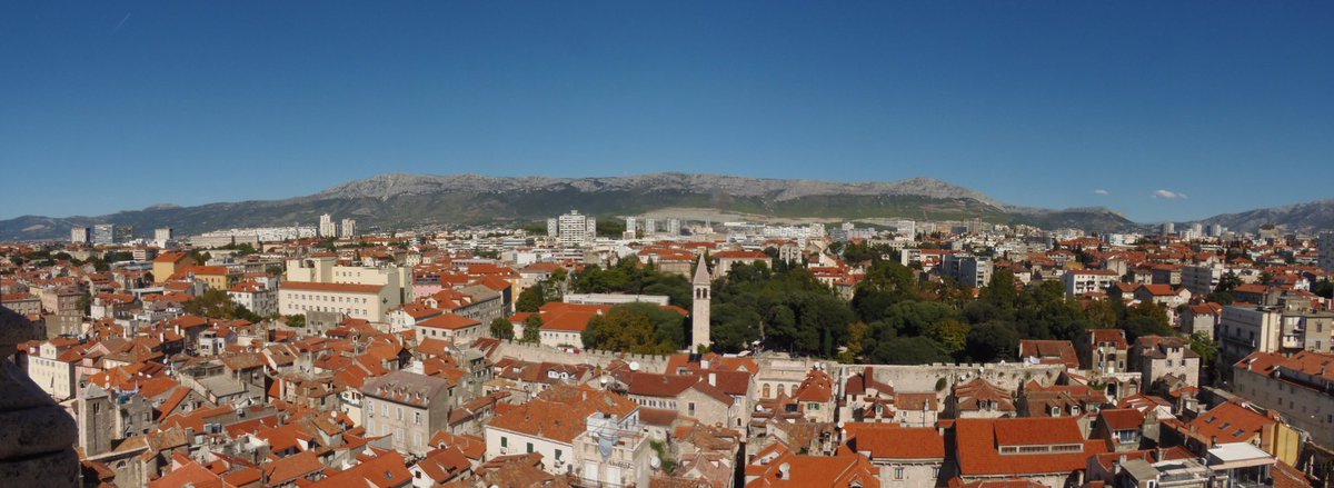 StanMorre's tweet photo. #View from the #bell #tower of the #Cathedral of #Saint #Domnius (#Katedrala #Svetog #Duje or #Sveti #Dujam or Sveti #Duje) in #Split in #Croatia https://t.co/LUnYsxxO8u