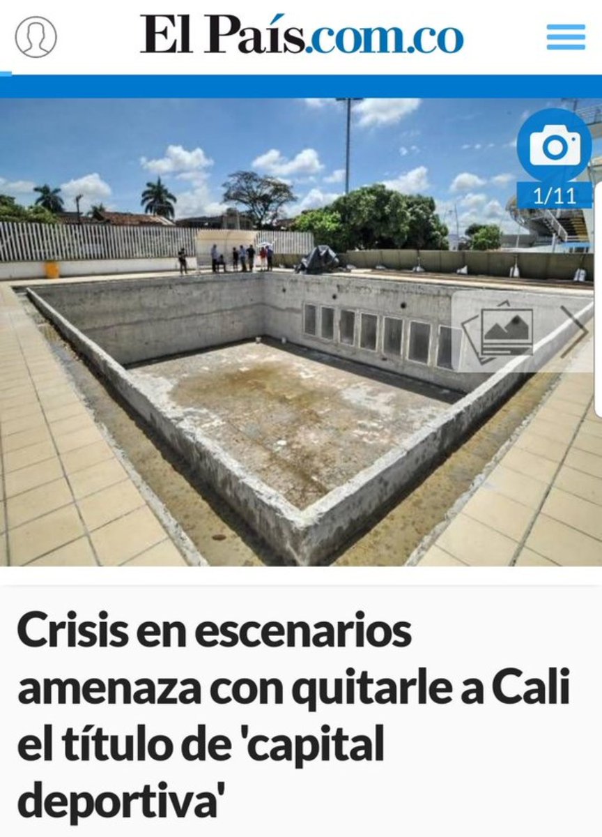 TwiterosCali's tweet photo. Sr alcalde Maurice Armitage no permita esta crisis con los escenarios deportivos de nuestra ciudad.

La plata para el deporte es para el beneficio de los niños y los jóvenes.

Póngase al frente alcalde, aún le queda tiempo: @robertoortizu https://t.co/yxsr2dU4UY