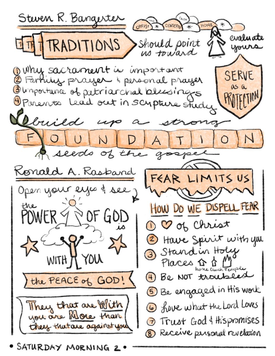 julieolsonbooks's tweet photo. We need to build up strong foundations and remember that They that are with us are more than they that are against us. 💪
#ldsconf #sketchnotes #stevenrbangerter #ronaldarasband #fearnot #godiswithus https://t.co/KgP50re2jr