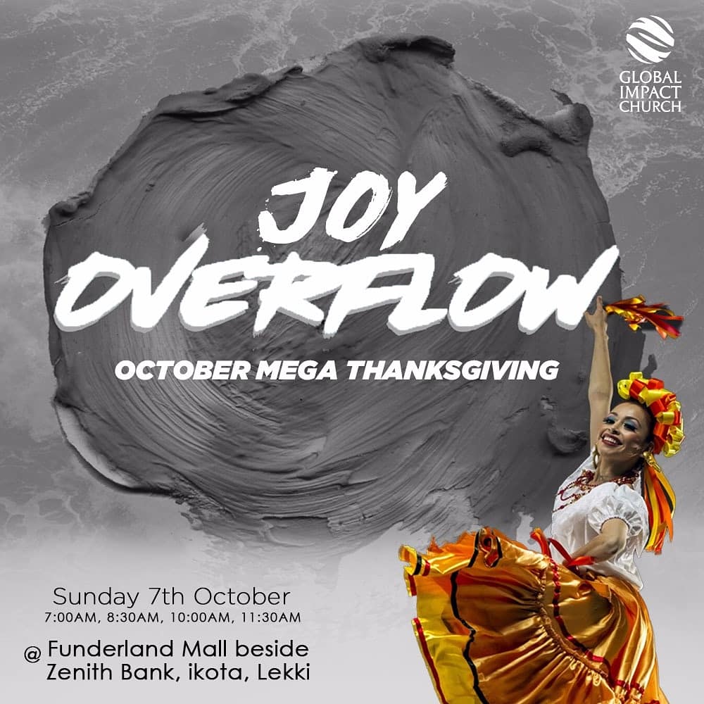 YemiDavids's tweet image. I look forward to meeting with you as we worship together this Sunday. It&apos;s our October Mega Thanksgiving #JoyOverflow